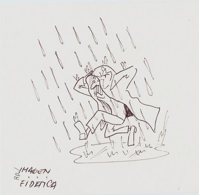 Persona bajo la Lluvia